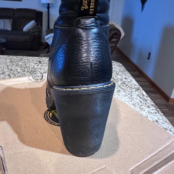 Dr. Martens Black Heeled Boots - Picture 5 of 6